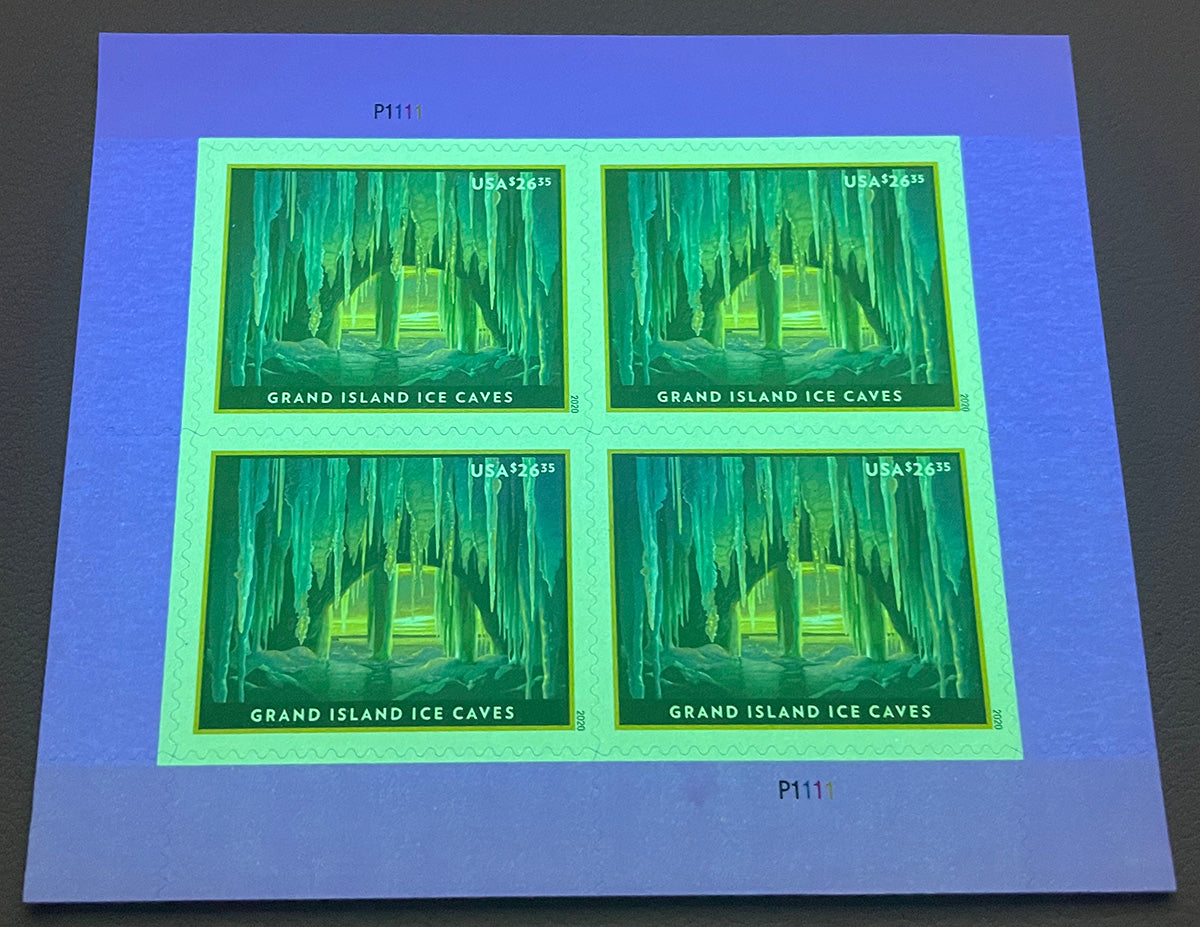 Grand Island Ice Cave Express Priority Stamps (2020)
