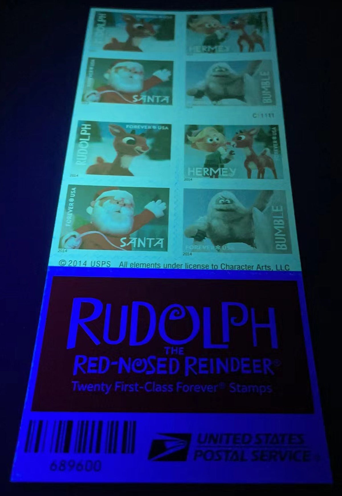 First Class Forever Stamps Rudolph the Red-Nosed Reindeer