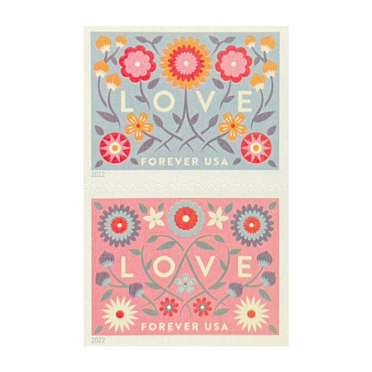 Love Forever First Class Postage Stamps (2022)