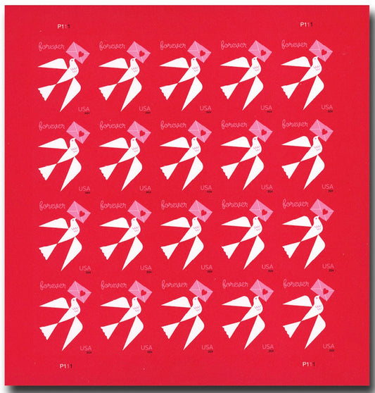 Love Forever First Class Postage Stamps (2024)