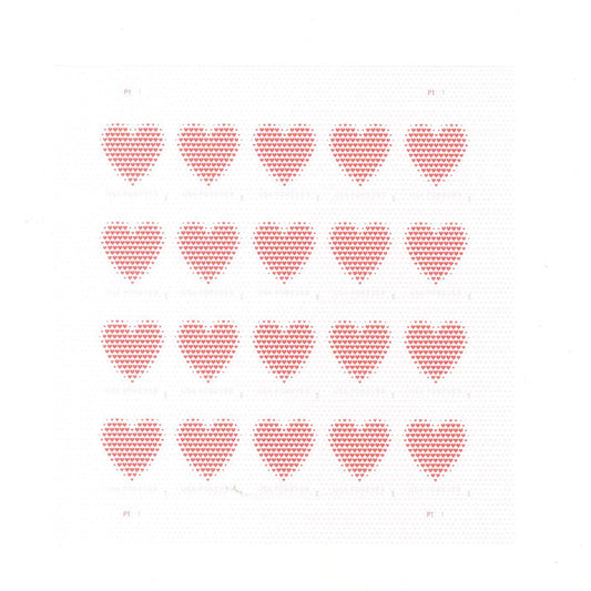 Made of Hearts Forever First Class Postage Stamps