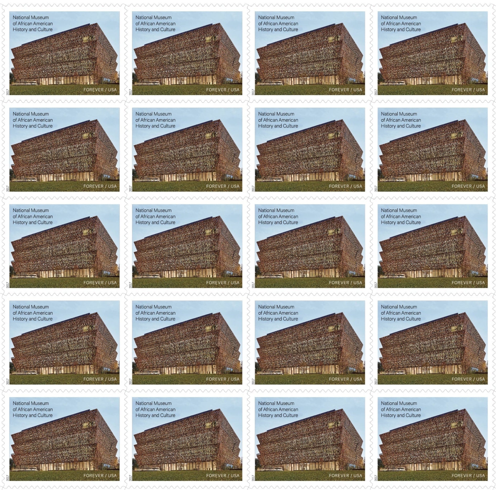 Celebrating African American History and Culture Forever Postage Stamps