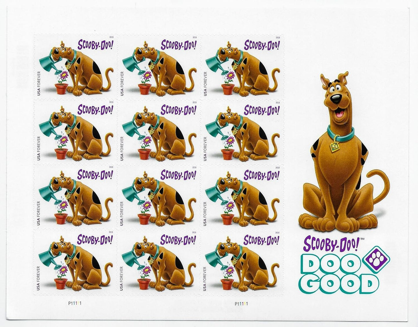 Scooby-Doo Forever First Class Postage Stamps