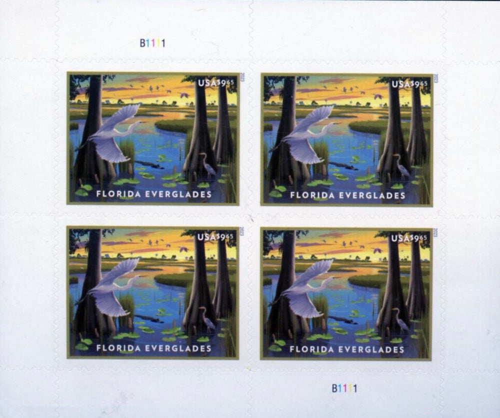 Florida Everglades Priority Mail Postage Stamps