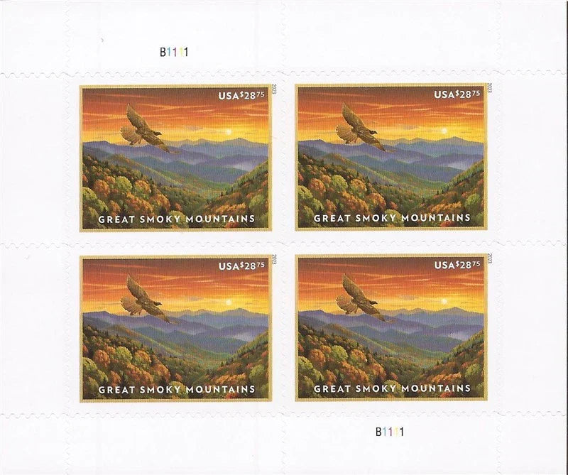 Great Smoky Mountains Stamps Express Priority Stamps (2023)