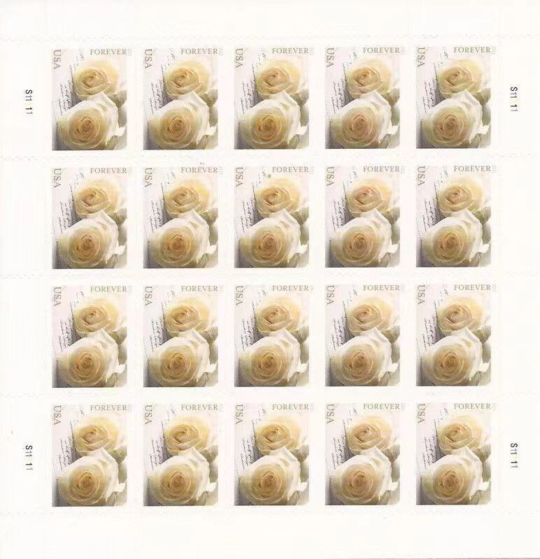 Wedding Rose Forever First Class Postage Stamps (2011)