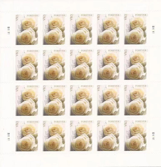 Wedding Rose Forever First Class Postage Stamps (2011)